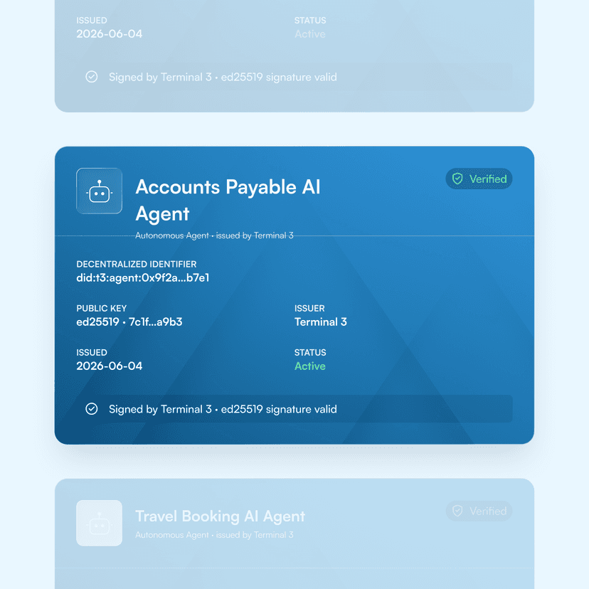 Verifiable Agent Identity